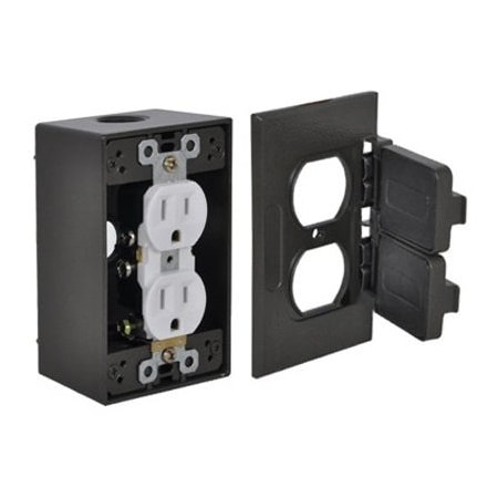 Hubbell Electrical Box, Outlet Box Type, Rectangular Shape FCD35-BR
